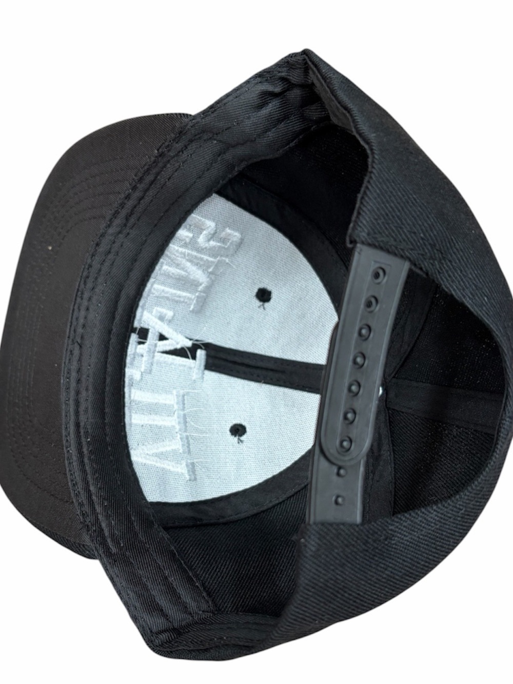 'VILLAINS' Snapback Hat with White Embroidered Logo LA Dodgers villains hat - Picture 3 of 3